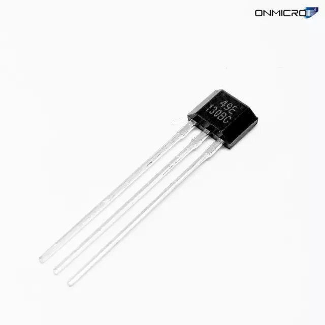 10 Stück OH49E (bgl. SS49E o. AH49E) OH3144E 49E 3144E A3144E Hall Sensor TO92s