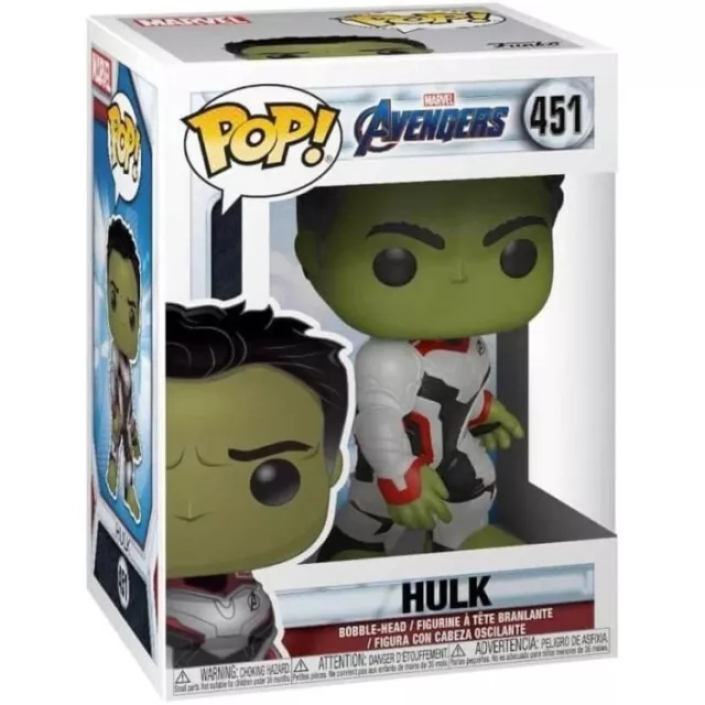 Figura Funko Pop! Marvel Los Vengadores Avengers Endgame Hulk Modelo 451 | 36659 2