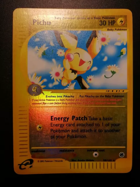 Pichu 22/165 Expedition Carta Pokémon Card English Original Holo GCC gioco