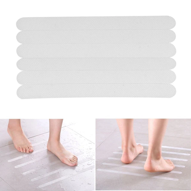 Tiras de seguridad para baño de ducha pegatinas antideslizantes tiras antideslizantes transparentes