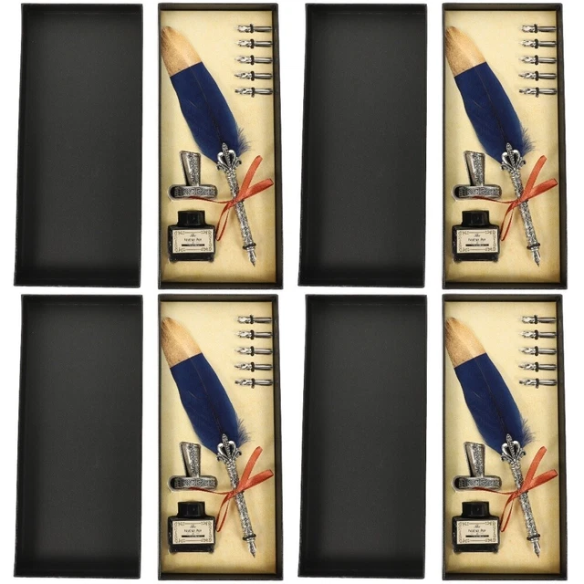 4 Sets dip pen set Dip-Kalligrafie-Set Füller Geschäftsanzug Geschenkset