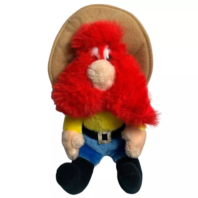 Vintage Yosemite Sam Plush Warner Bros 1987 Looney Tunes 12" Hanging String