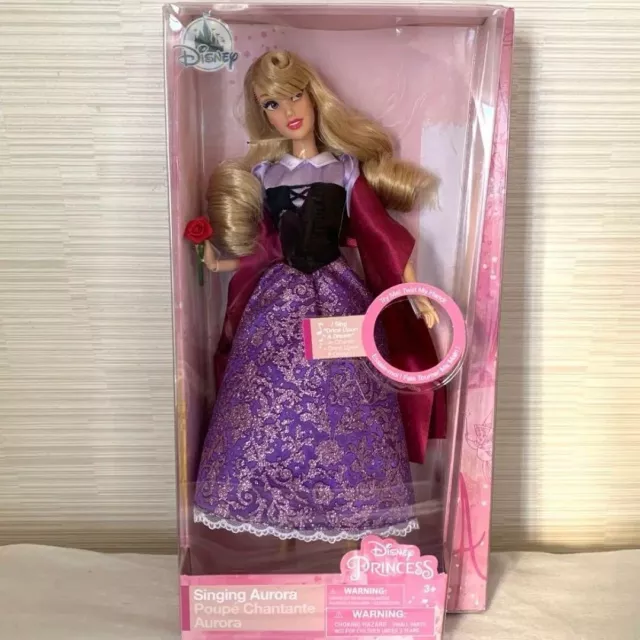 Sleeping Beauty Princess Aurora Briar Rose Singing Doll Playset Disney Store