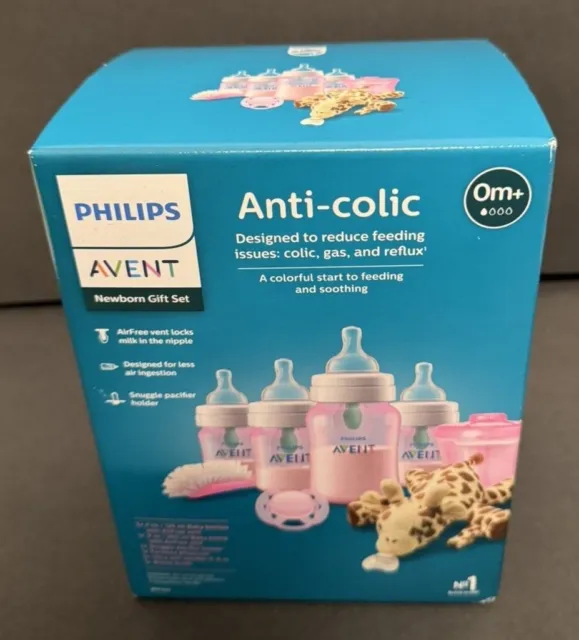 Philips Avent Anti-colicNewborn Gift Set, Pink Damaged Box