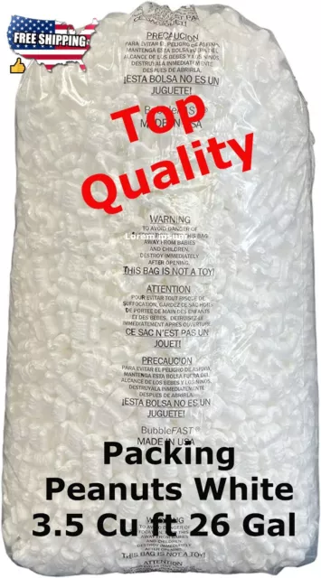 Packing Peanuts Shipping Packing Peanuts White 3.5 Cu ft Foam White