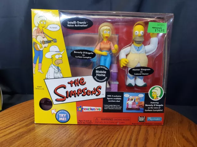 The Simpsons Toys R Us Exclusives Mobile Home Homer And Beverly D’Angelo, 2002