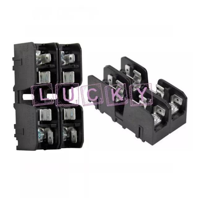 2PCS NEW For BUSSMANN BMM603-2SQ 2-Pole Tron Fuse Block 30A 600VAC