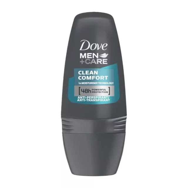 88,00€/L- 6er Pack - DOVE Men + Care Deodorant "Clean Comfort" Deoroller - 50ml