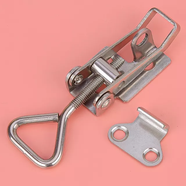 Marine Stainless Steel Large Toggle Latch Buckle Cabinet Hinge Clamp Latch new