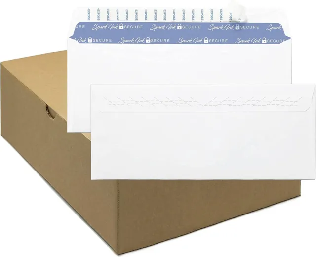 Security Envelopes No. 10 Self-Seal, Plain Standard Size, 500 Business Envelopes