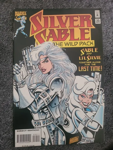 1995 Marvel Comics Silver Sable 35th Issue