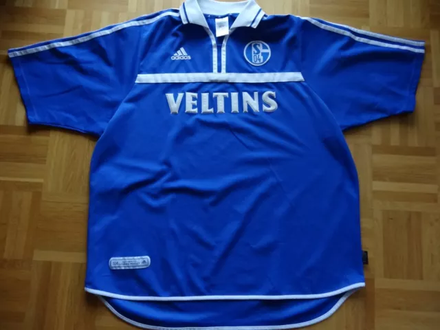 FC Schalke 04 Heim Trikot adidas Veltins 2001 2002 blau XXL Top-Zustand