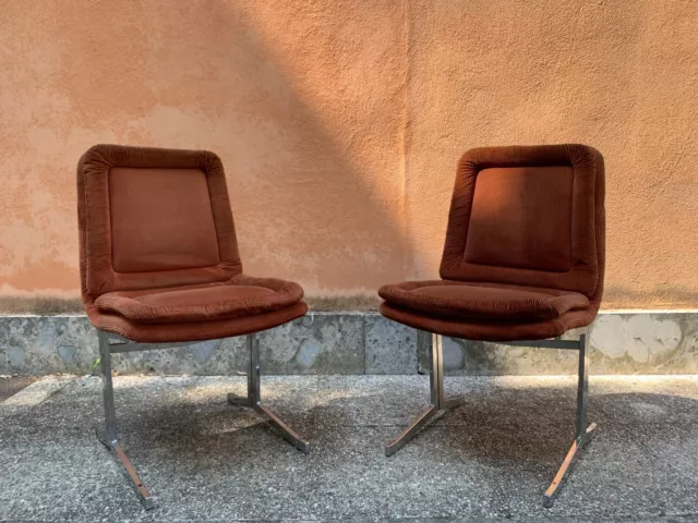 Par De Butacas Años 70 Estilo Saludables Diseño Paar Sessel Par Sillones