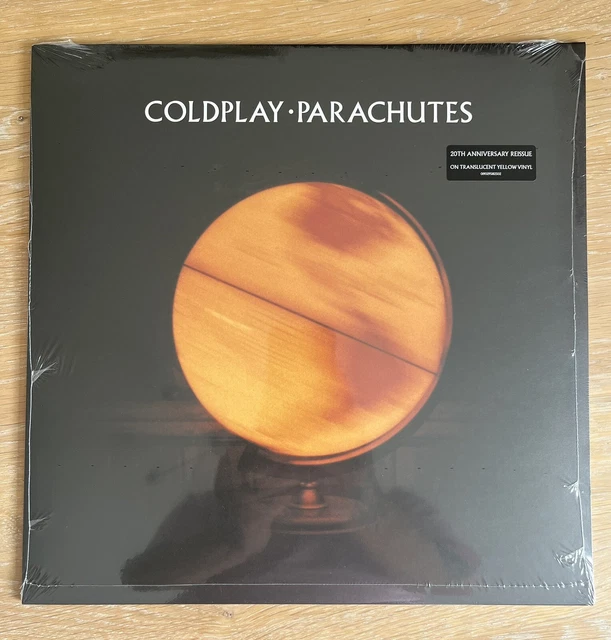 COLDPLAY..PARACHUTES LP 20TH Anniversary Edition.Translucent Yellow