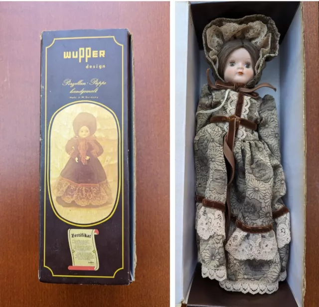 Antike Wupper Puppe, aus Porzellan, Handgemacht, Nostalgie,Sammler Puppe,Rarität