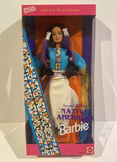 NEW NIB 1993 NATIVE AMERICAN BARBIE DOLL 11609 Dolls Of The World Special Ed