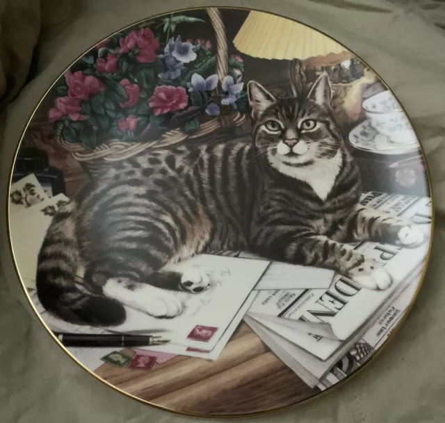 Royal Doulton Geoff Tristram Cats of Character The Independent Cat Plate