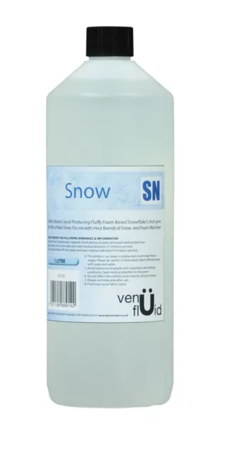 Venu Party Christmas Grotto Fake Snow Snowflakes Effects Machine 1 Litre Fluid