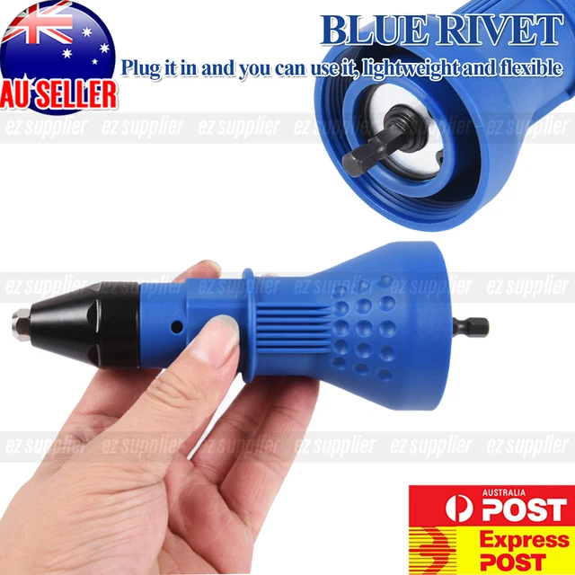 RIVET POP GUN Attachment Drill Adapter Riveting Nuts Riveter Cordless
