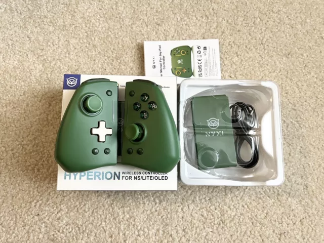 NYXI Hyperion Pro Wireless Joy-con Joy-pad for Switch/Switch OLED Green