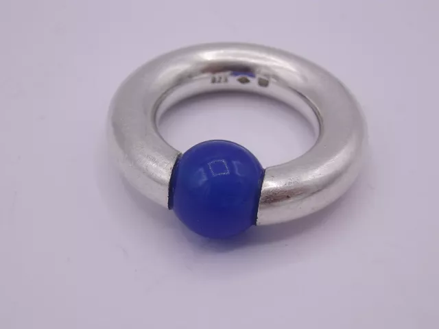 wunderschöner Design Ring Silber 925 Gr. 57 signiert #1