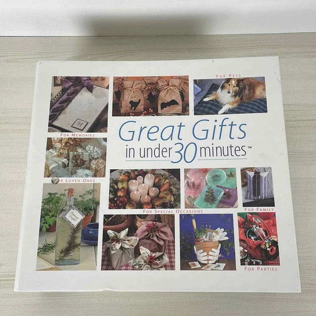 Grandes Regalos En 30 Minutos Ocasión Especial 3 Anillos Carpeta Artesanía Libro