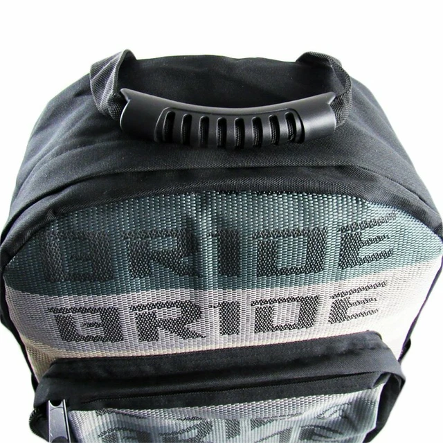 EXTRA LARGE BACKPACK JDM BRIDE RACING with RED RACING HARNESS SHOULDER