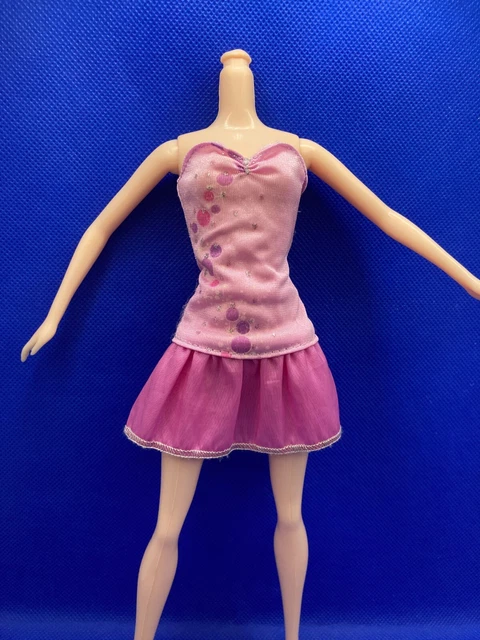 slim fit dress slacks Barbie Elegant Pink Sparkly Tulle Ball Gown Dress , 11.5