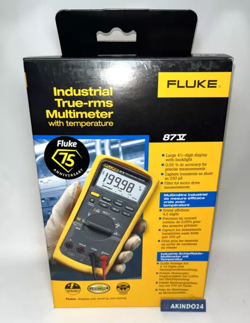 FLUKE 87V 87-5 E2 TRUE RMS MULTIMETER Fluke 87 V Industrial Multimeter Brand new