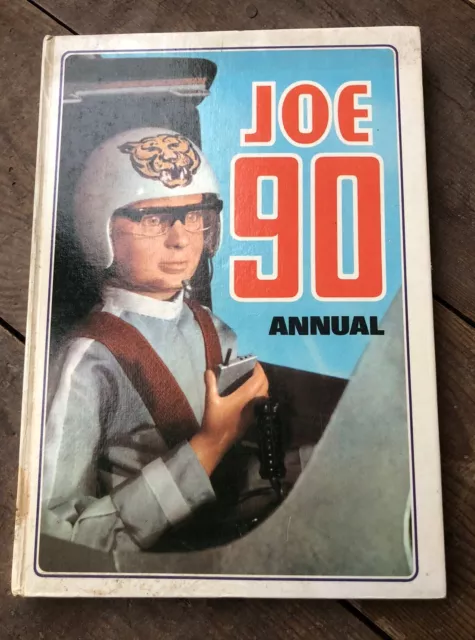 Vintage JOE 90 Gerry Anderson  Sci-fi UK ANNUAL BOOK 1969 unclipped