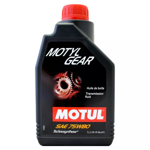 Motul Motylgear 75w-80 75w80 EP Synthetic Car Transmission Fluid - 1 Litre 1L