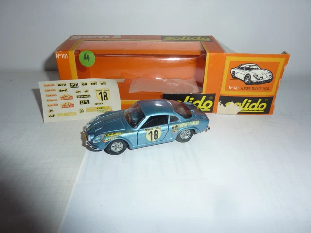 Solido Alpine A110 Rally Monte-Carlo 2021 (S1801614) au meilleur prix