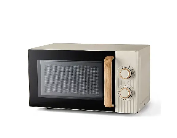 George Home GMM201WC-21 700w Microwave Oven Manual Control Scandi 17L Cream