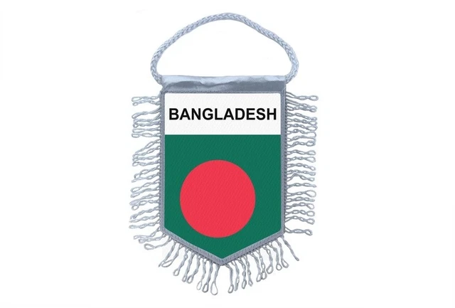 Fanion Drapeau Luxembourg 15x10 Cm - Décoration Voiture, Support Polyester Imprimé Recto-verso, Petit Drapeau Pays