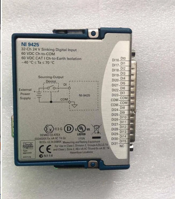 Modulo di ingresso analogico alta tensione National Instruments NI 9425 cDAQ usato uno