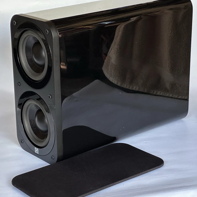 Q ACOUSTICS 3070S Active Subwoofer Surround Sound Speaker Piano Black