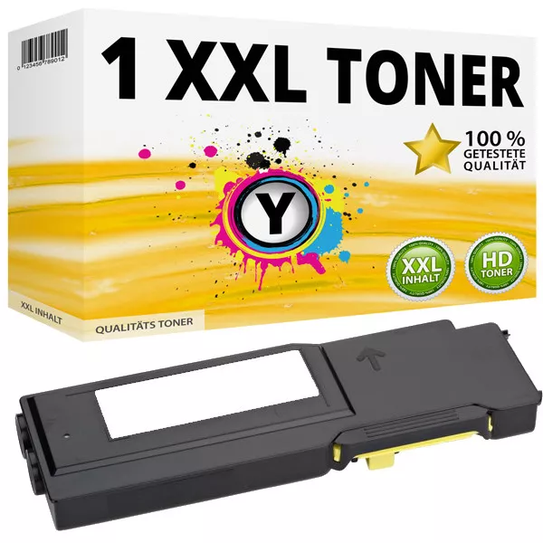 1x XXL Toner 106R02231 für Xerox Phaser 6600 dnm WorkCentre WC 6605 dnm gelb