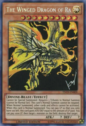 *** The Winged Dragon Of Ra *** Prismatic Secret Tn19-En009 Yugioh!