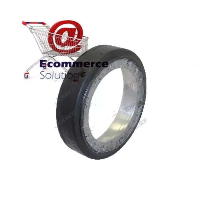 Ruota Guida IN Gomma PRAMAC LIFTER G10 240 159 61 MM Transpallet Impilatore