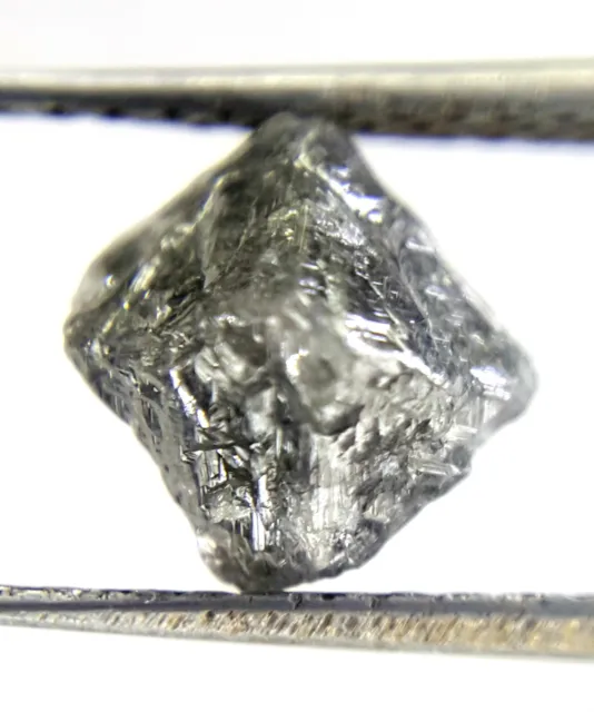 1.84TCW Gris Scintillant Couleur Naturel Forme Africain Ancien Naturel Diamant