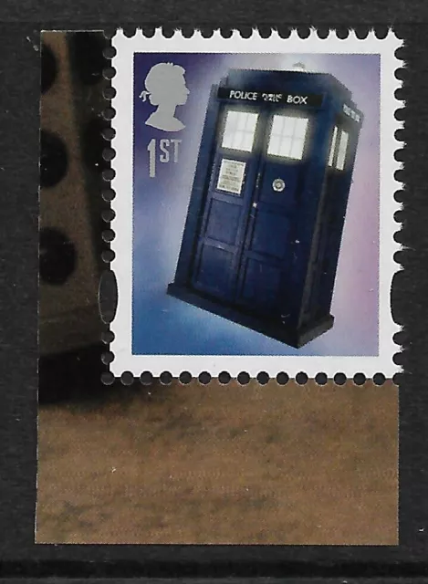 GB 2013 sg3452 1st Tardis Doctor Who booklet stamp ordinary gum MNH