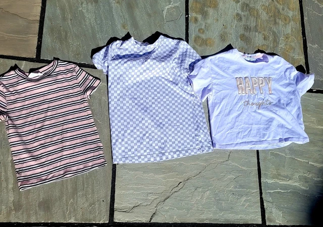 Girls Summer Top Bundle Age 11-12 RIVER ISLAND NEW LOOK 915