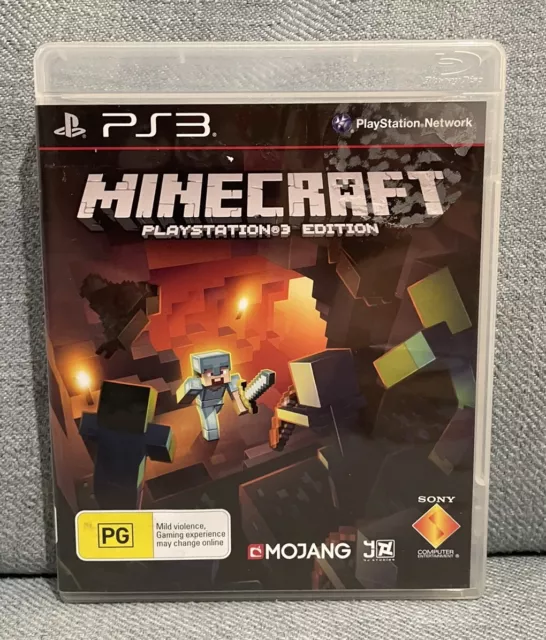 PS3 Minecraft Playstation 3 Edition Video Game Disc by Mojang