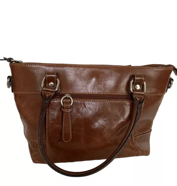 Giani Bernini handbag Brown Med  Pockets Arm Purse