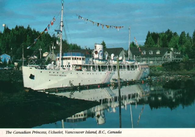 VINTAGE Canadian Princess UCLUELET Vancouver Island Canada POSTCARD - UNUSED