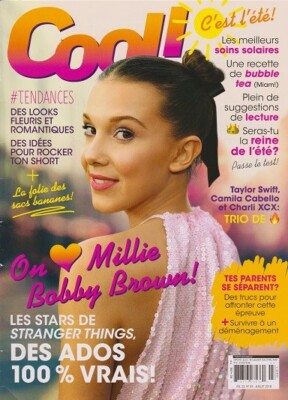 MILLIE BOBBY BROWN Stranger Things COOL Magazine july 2018 TAYLOR SWIFT