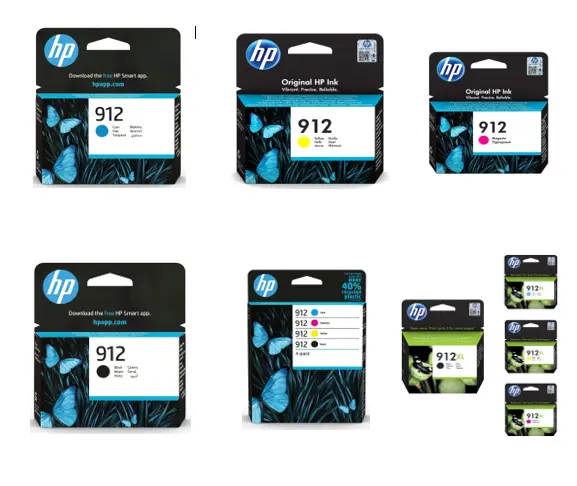 HP 903XL Noir et Couleurs - Pack Cartouches d'encre compatibles - k2print