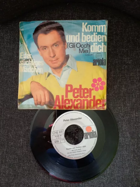 Komm und bedien dich - Peter Alexander - Single 7" Vinyl