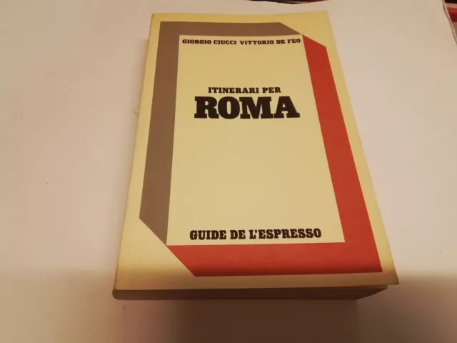 LE GUIDE DE L' ESPRESSO - ITINERARI PER ROMA 1°ED. L' ESPRESSO 1985, 19n23