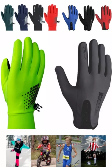 REDRUM Junior Kids Children Boys Football Field player gloves cycling Bicycle